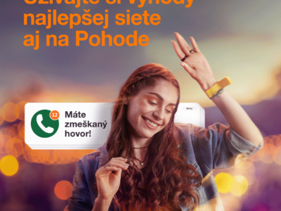 Orange poskytne návštevníkom Pohody najlepšiu sieť aj možnosť odovzdať staré mobily
