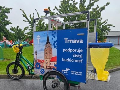 Pre zelenšiu Trnavu – zvoz odpadu špeciálnym elektro bicyklom.