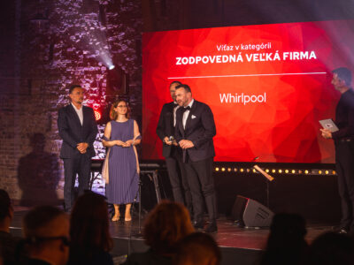 Whirlpool Slovakia: Podporujeme prvý stupeň základných škôl na Slovensku vo výchove detí a ich rodín k uvedomelej spotrebe.
